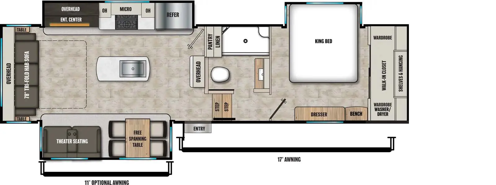 290RL Floorplan Image